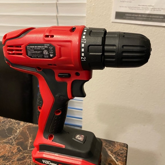 Hyper Tough 8v Max Lithium Battery AQ75046G Drill NO CHARGER - Picture 4 of 13